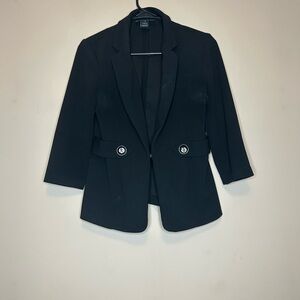 Black Tailored Blazer from New York Clothing Co.